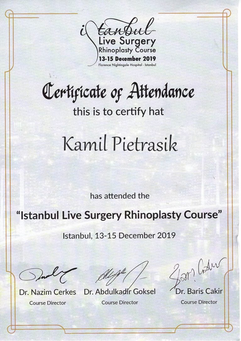 Istanbul Rhinoplasty Course