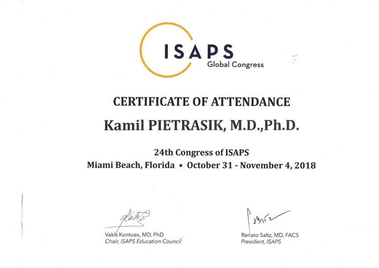 ISAPS Miami 2018